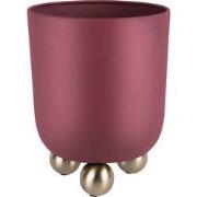 Present Time - Bloempot Estilo Medium - Bordeauxrood