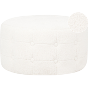 TAMPA - Poef - Wit - Bouclé