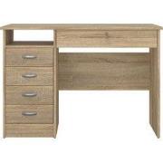 Bureau met 5 lades (waarvan 1 met slot) B109,3 cm  FUNCTION