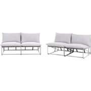 PICO - Loungeset 4-zits - Grijs - Staal