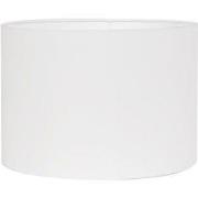 Cilinder Lampenkap Polycotton - Wit - Ø30x21cm