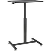 ACADEMIA - Verstelbare laptoptafel - Zwart - 65 x 48 cm - Vezelplaat