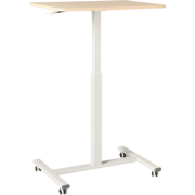 ACADEMIA - Laptoptafel - Lichtbruin/Wit - 65 x 48 cm - Vezelplaat