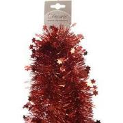 4 stuks - Lametta Slinger guirlande ster glans 100mmx2.7m kerstrood