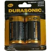 Durasonic D Alkaline Batterijen - 2 st.