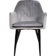 QUVIO Stoel - Benito - Antraciet