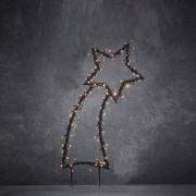 Garden light vallende ster tuinsteker 225 led warm wit 8 function cont...