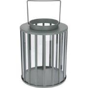 Lantaarn rond 20x25cm groen