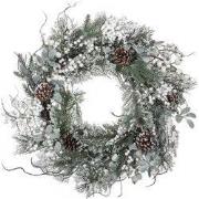 Hardy wreath green - h12xd50cm