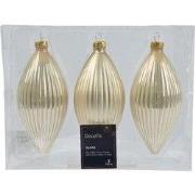 Olijf glas d6h13 cm parel 3st