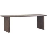 Eettafel Donkerbruin Mangohout Ovaal - 250x100x76cm - Aya
