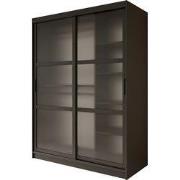 Meubella - Kledingkast Fessaro - Zwart - 150 cm