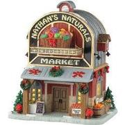 Kerstdorpminiatuur Nathan's Naturals Market 16x21x27 cm