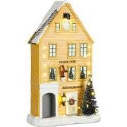 Bryggen restaurant yellow battery operated l17xb9,5xh27,5 cm