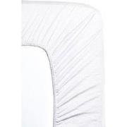 Hotel Home Collection - Jersey Hoeslaken - 80/90x200+30 cm - Wit