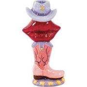 Candle Holder- Boot/ Lip/Hat - Pink/ Red/ Lilac-10x8x20 cm
