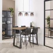 Industriële Bartafel Mangohout Wyatt Blank 135x70 cm