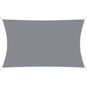 hanSe® Schaduwdoek Rechthoek Waterdoorlatend 1,5x2 m Lichtgrijs