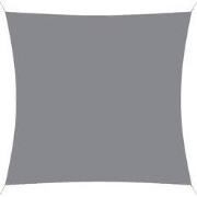 hanSe® Schaduwdoek Vierkant Waterdoorlatend 3,6x3,6 m Lichtgrijs