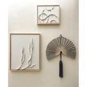 Bamboe waaier Small | Bamboo wanddecoratie | Wanddecoratie waaier met ...