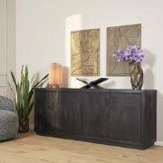 Starfurn - Dressoir Brussel - Zwart - 45x200x80 cm