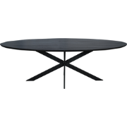 Starfurn - Eettafel Ferris - Zwart - 110x240x76 cm