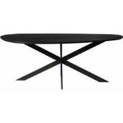 Starfurn - Eettafel Lou - Zwart - 84x180x76 cm