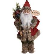 Kerstman staand 37cm bruin