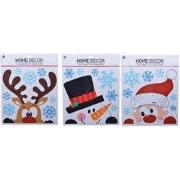 Raamsticker l30,5h31,5 cm multi a3