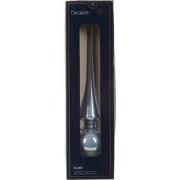 Piek glas d6h26 cm mist blauw I kerst