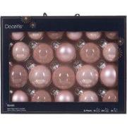 Kerstbal glas d7 cm prz ass 21st kerst