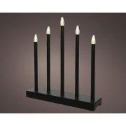 LED raamdeco BO l10b38h40c zwart/wit kerstverlichting