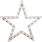 Raamsilhouet ster 35l warmwit bo