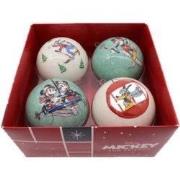 Box kerstbal mickey 4st