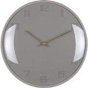Karlsson - Wandklok Fuerte Dome - Clay grey- Ø30,5cm