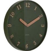 Karlsson - Wandklok Amena - Luxury green- Ø40cm