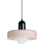 Leitmotiv - Hanglamp Opaco Grato - Black w. warm grey