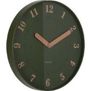 Wandklok Amena - Groen - 40x40x40cm