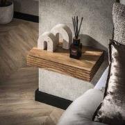 Nachtkastjes Arlo Set van 2 Massief Acacia met Lade