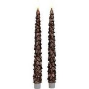 Dinerkaars kerstboom 27 cm brons