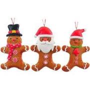 4.125 inch -4.25 inch H Dough Gingerbread Orna X 4. 5x5x10 cm kerstorn...