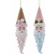 IJs kerstman hoofd 2A 14,5 cm ornament