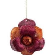 Plastic bloem 10 cm ornament X