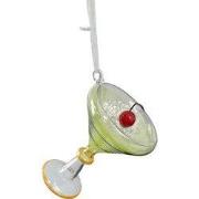 Glas/plastic cocktail 10 cm ornament II