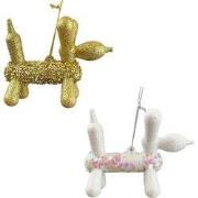 Plastic ballon hond 2A 8,5 cm ornament