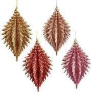 Plastic gebarsten ster 2A 12 cm ornament II