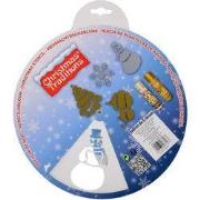 Sneeuwspray stencilwiel papier