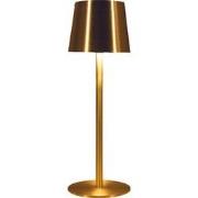 Tafellamp oplaadbaar 9x27,5 cm goud