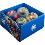 Kerstballen set plastic DC 4 stuks 7,5 cm