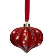 Warm wit 15 Micro-LED Ui dia 20 cm rood